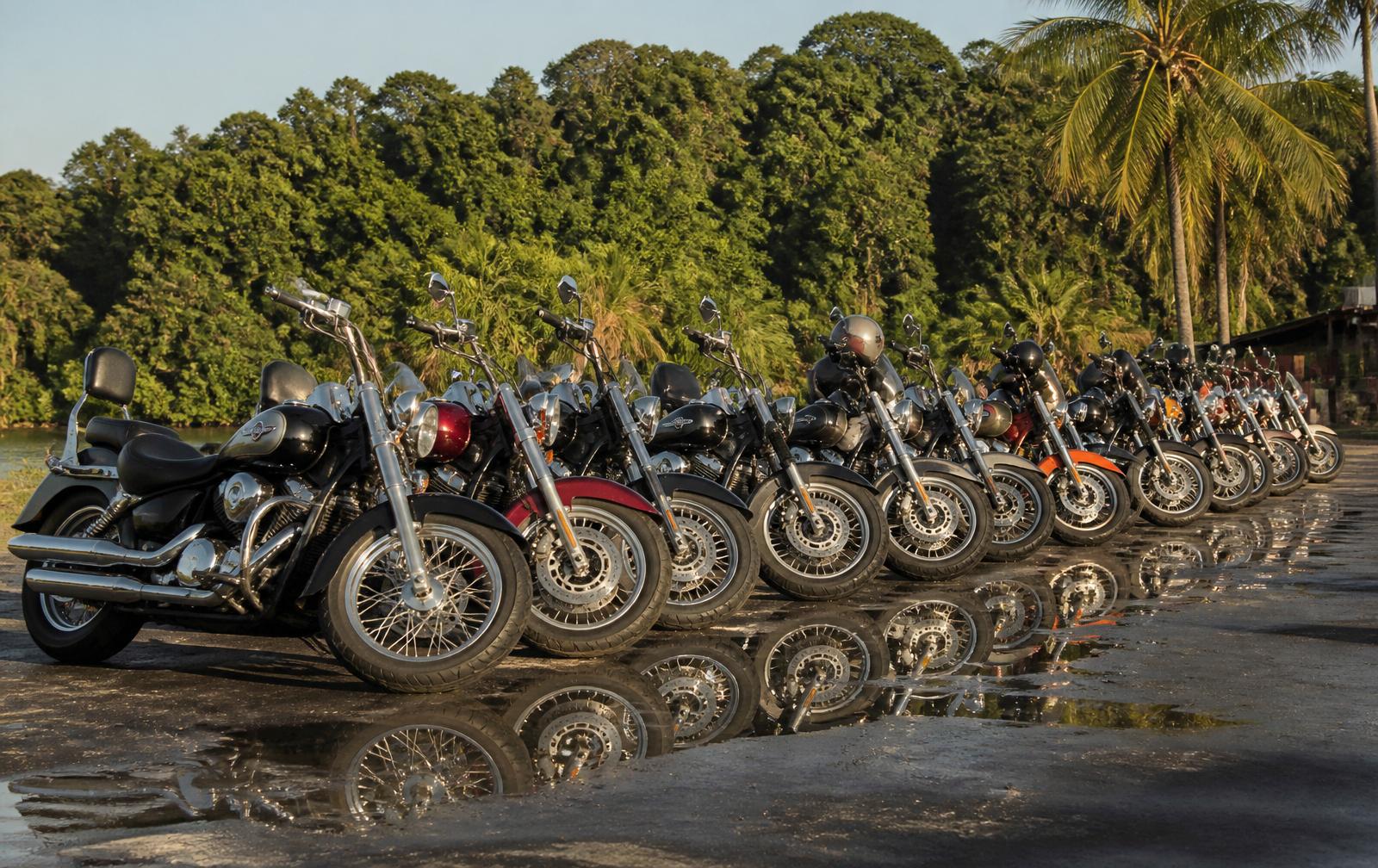 Rassemblement de motards de la FMF dans les Vosges